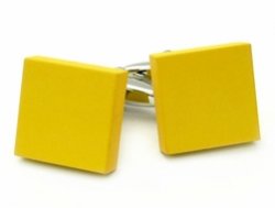 Yellow Cufflinks