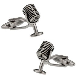 Microphone Cufflinks - Singer Gift