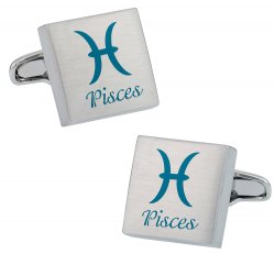 Pisces Zodiac Sign Cufflinks