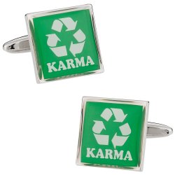 Recycling Karma Cufflinks
