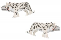 White Tiger Cufflinks