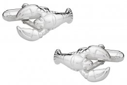 Sterling Silver Lobster Cufflinks