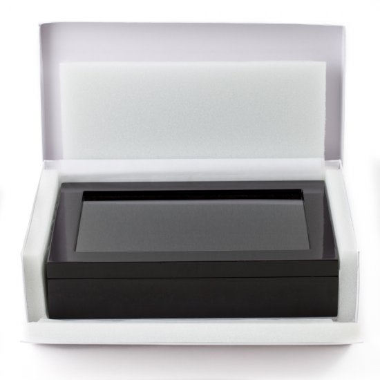Black Cufflinks Rings Storage Box Case (Holds 36 pairs)