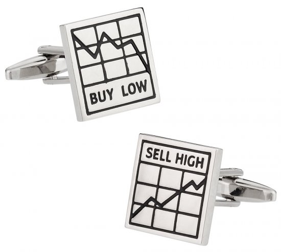 Buy Low Sell High Cufflinks
