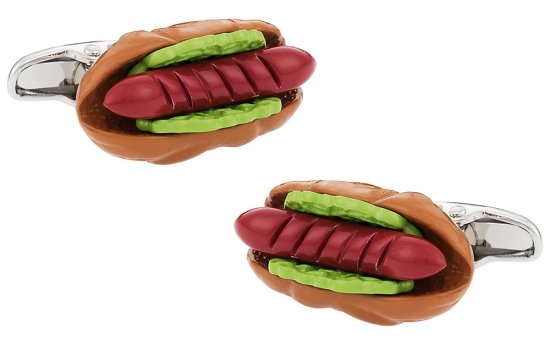 Hotdog Cufflinks