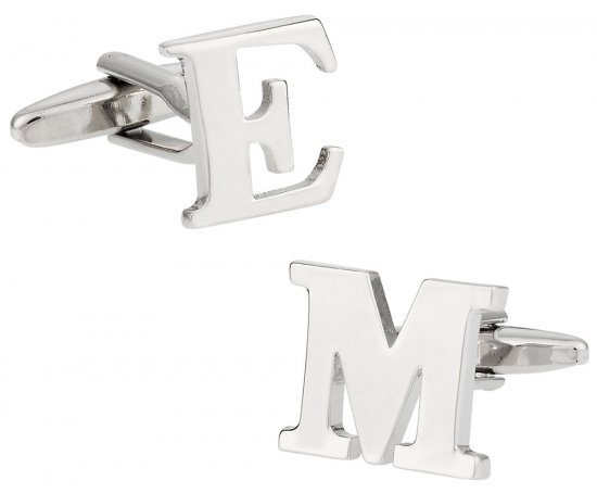 Letter Cufflinks - Your Choice