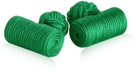 Log Style Knot Cuff Links