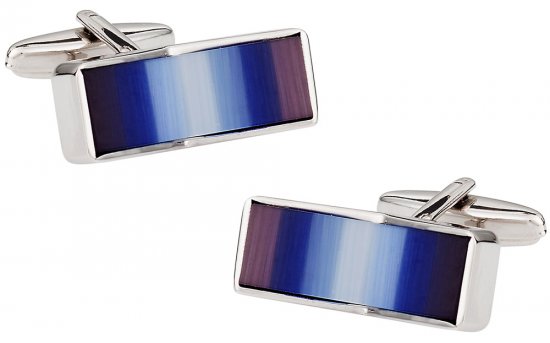 Multi-colored Glass Cufflinks