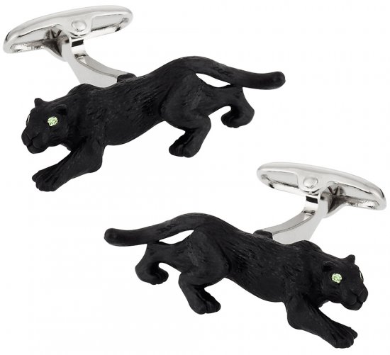 Painted Panther Cufflinks