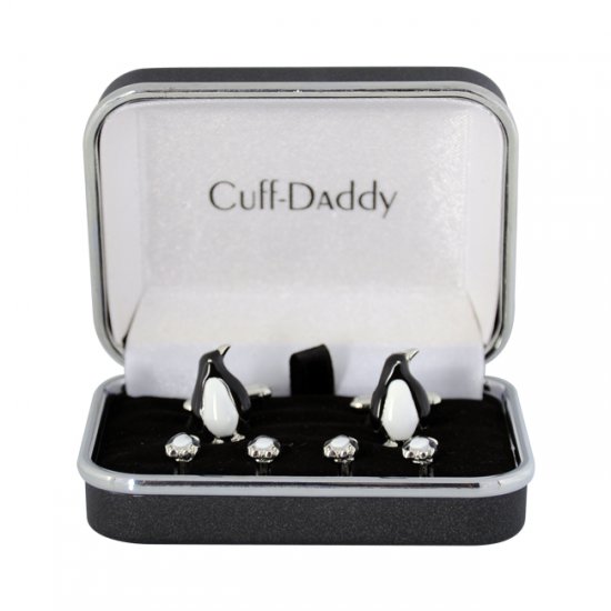 Penguin Formal Set of Cufflinks and Studs