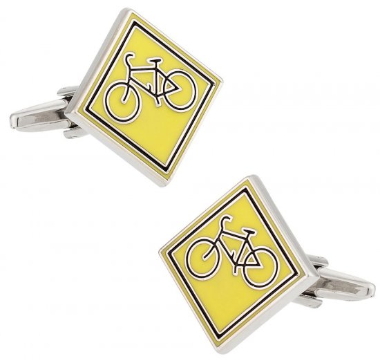 Cycling Cufflinks for Cyclists - Share the Road