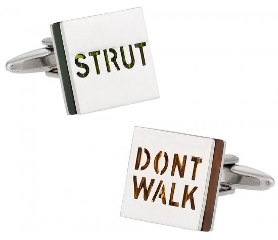 Strut Don't Walk Cufflinks