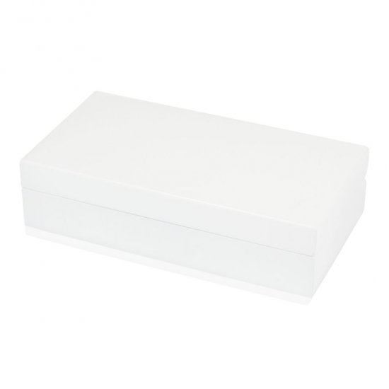 White 8-Pair Cufflinks Storage Box