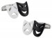Drama Mask Cufflinks in Black White