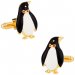 Gold Penguin Cufflinks