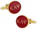 Kappa Alpha Psi Red Gold Cufflinks