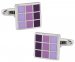 Purple Multi Square Cufflinks