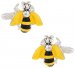 Yellow Jacket Bee Cufflinks